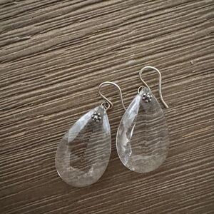 Crystal drop earrings